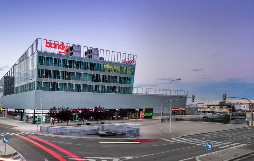 Plánek nákupního centra Bondy